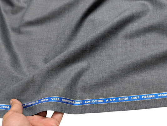 Raymond Spectora Super 140s Merino Wool Blend - 100th Year Anniversary Collection (Grey)