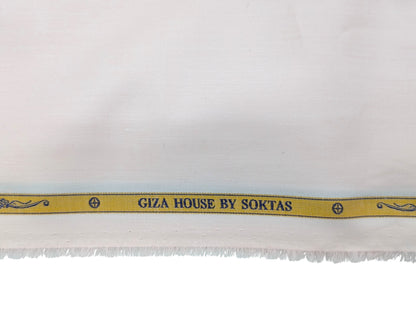 Giza House by Soktas Premium Giza Cotton Shirting Fabric (Pink, Plain Weave)
