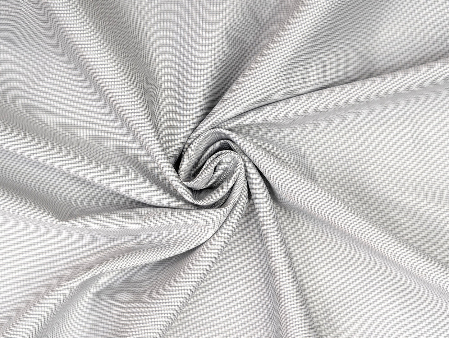 Giza House by Soktas 2 ply 120s Premium Giza Cotton Shirting Fabric (Gray, Micro Checks)