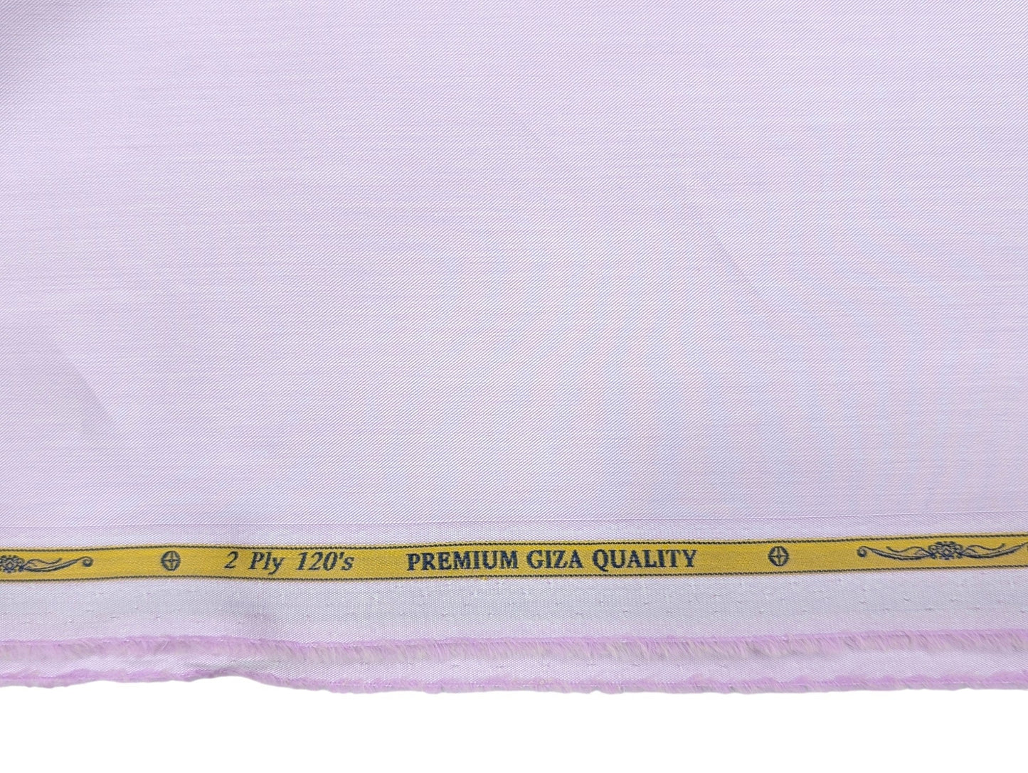 Giza House by Soktas 2 ply 120s Premium Giza Cotton Shirting Fabric (Soft Lavender, Plain Weave)
